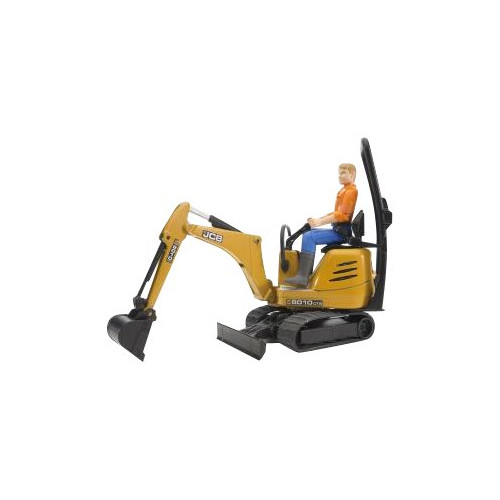 Bruder BRUDER bworld - JCB Micro Grävare 8010 CTS och Man
