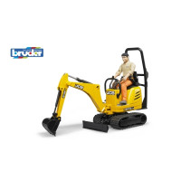 Produktbild för BRUDER bworld - JCB Micro Grävare 8010 CTS och Man