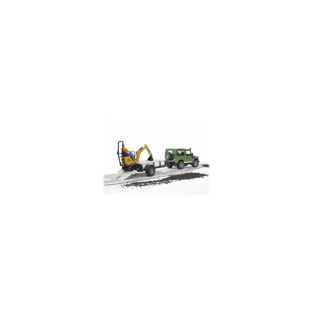 Produktbild för BRUDER bworld - JCB Micro Grävare 8010 CTS och Man