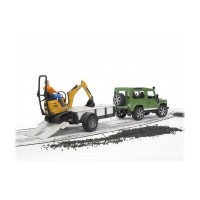 Produktbild för BRUDER bworld - JCB Micro Grävare 8010 CTS och Man
