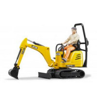 Produktbild för BRUDER bworld - JCB Micro Grävare 8010 CTS och Man