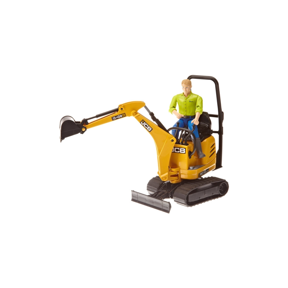 Produktbild för BRUDER bworld - JCB Micro Grävare 8010 CTS och Man