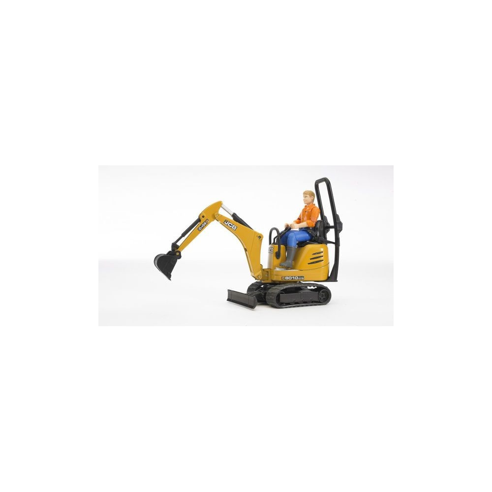 Produktbild för BRUDER bworld - JCB Micro Grävare 8010 CTS och Man