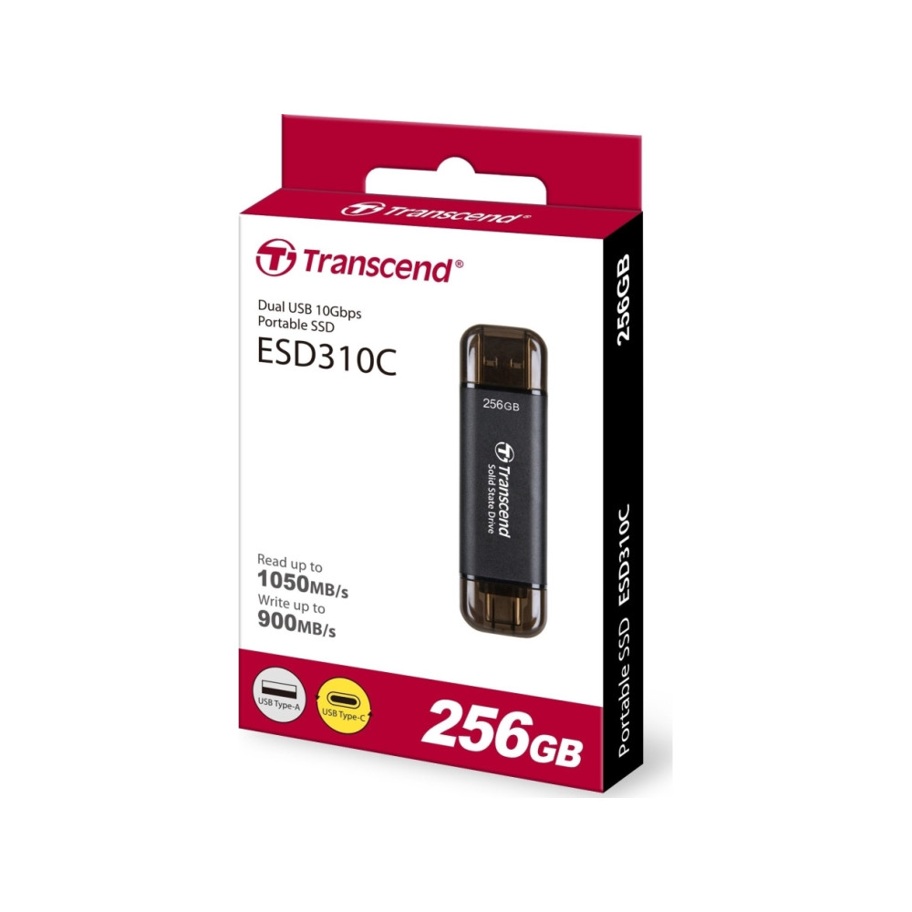 Produktbild för Transcend ESD310C - SSD - 256 GB - USB 3.2 Gen 2x1