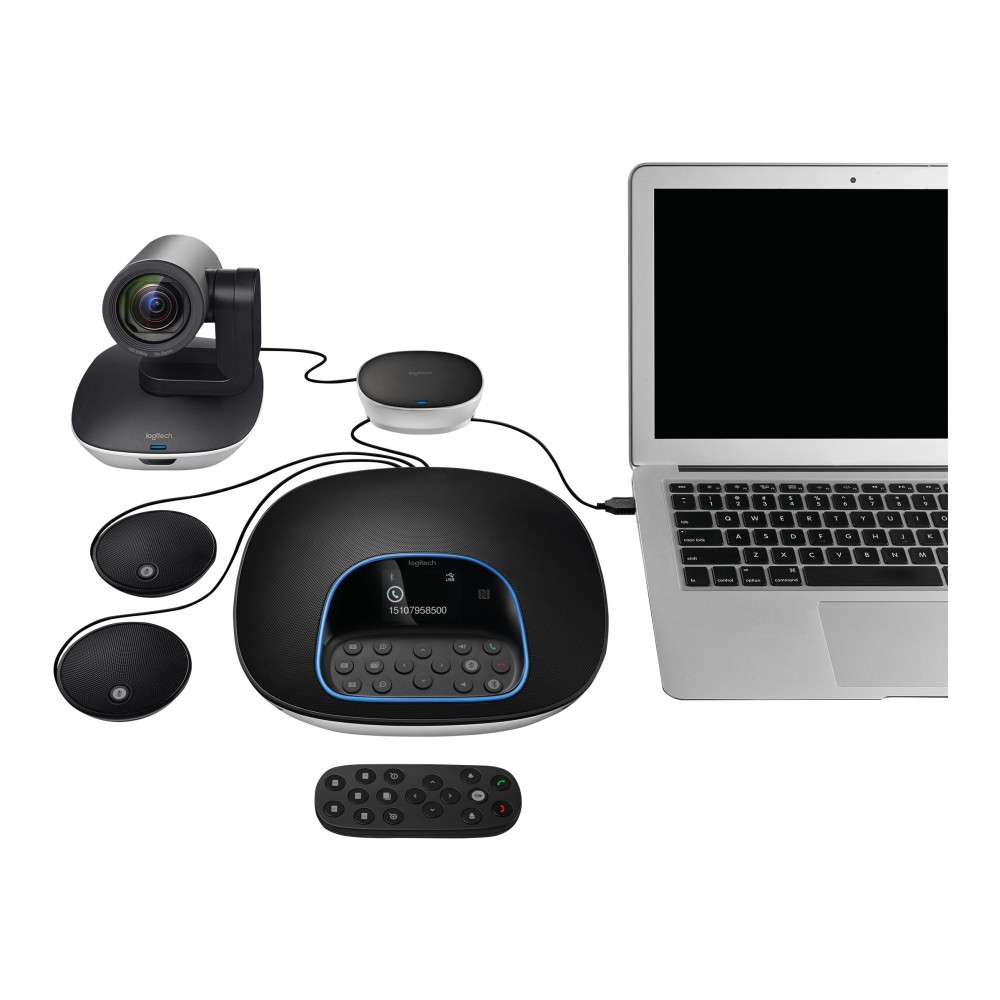 Produktbild för Logitech GROUP - paket för videokonferens - power adapter included
