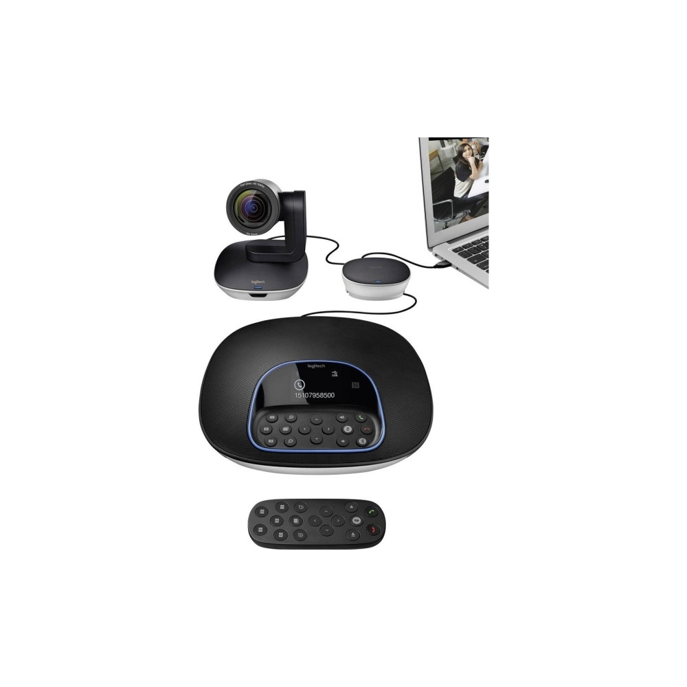Produktbild för Logitech GROUP - paket för videokonferens - power adapter included