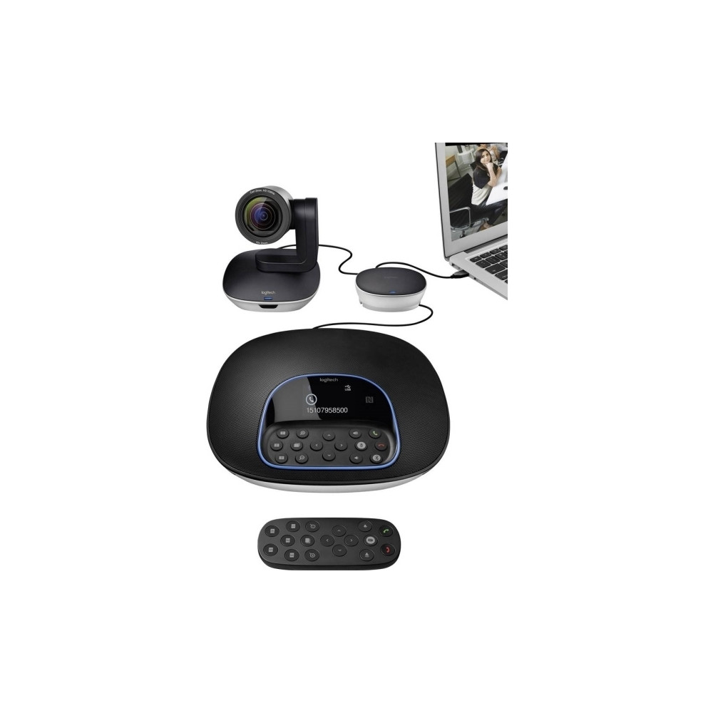 Produktbild för Logitech GROUP - paket för videokonferens - power adapter included