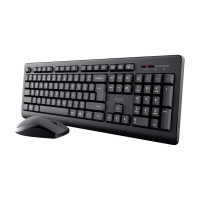 Produktbild för Trust Primo - sats med tangentbord och mus - 100% full size - QWERTY - Nordisk - svart Inmatningsenhet