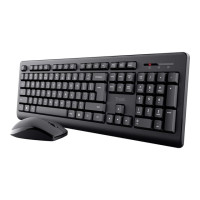 Produktbild för Trust Primo - sats med tangentbord och mus - 100% full size - QWERTY - Nordisk - svart Inmatningsenhet