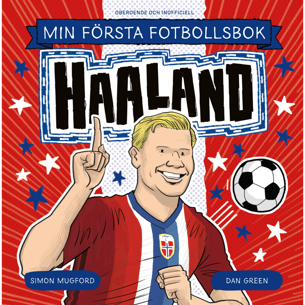 Produktbild för Min första fotbollsbok. Haaland (inbunden)