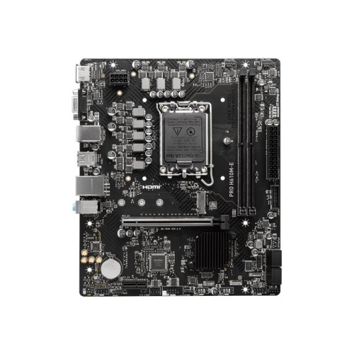 MSI MSI PRO H610M-E - moderkort - micro ATX - LGA1700-uttag - H610