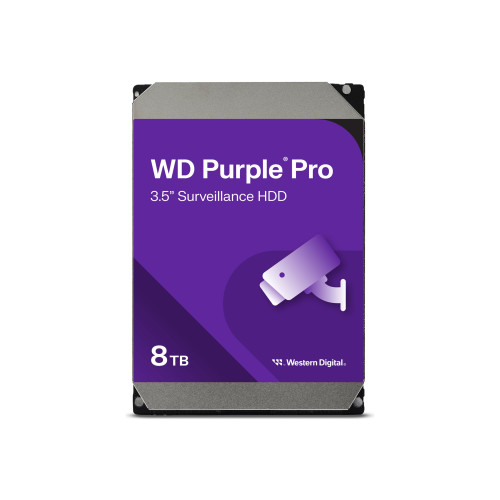 Western Digital WD Purple Pro WD8002PURP - hårddisk - 8 TB - övervakning, smart video - SATA 6Gb/s - Hårddiskar