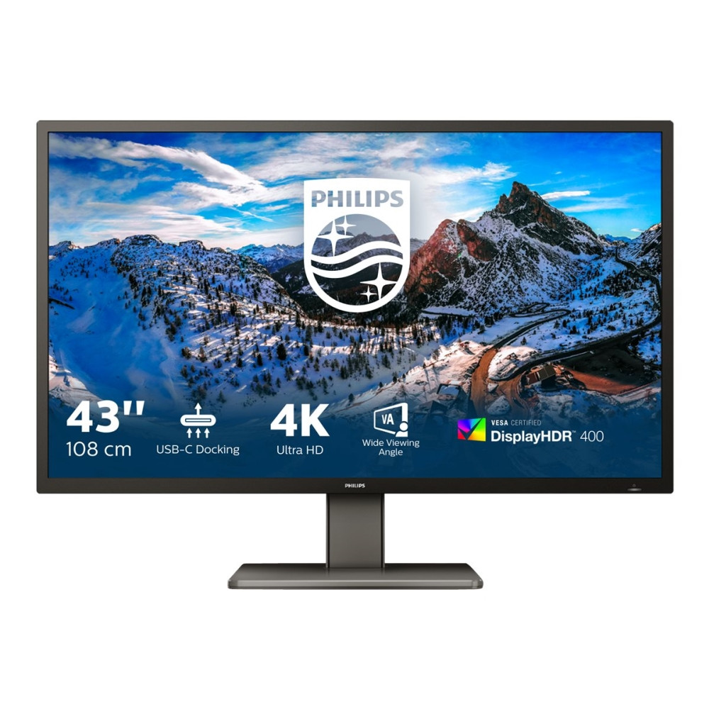 Produktbild för Philips 439P1 - LED-skärm - 4K - 43" - HDR