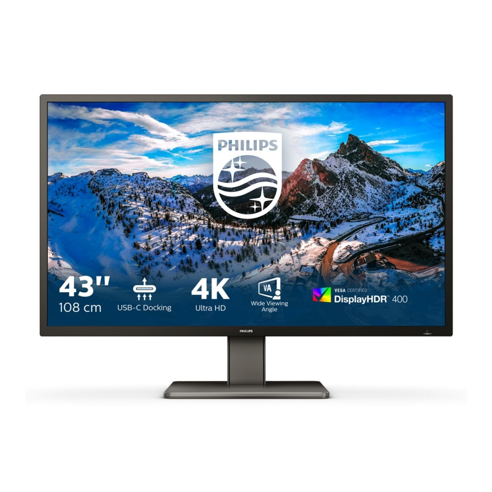 Produktbild för Philips 439P1 - LED-skärm - 4K - 43" - HDR