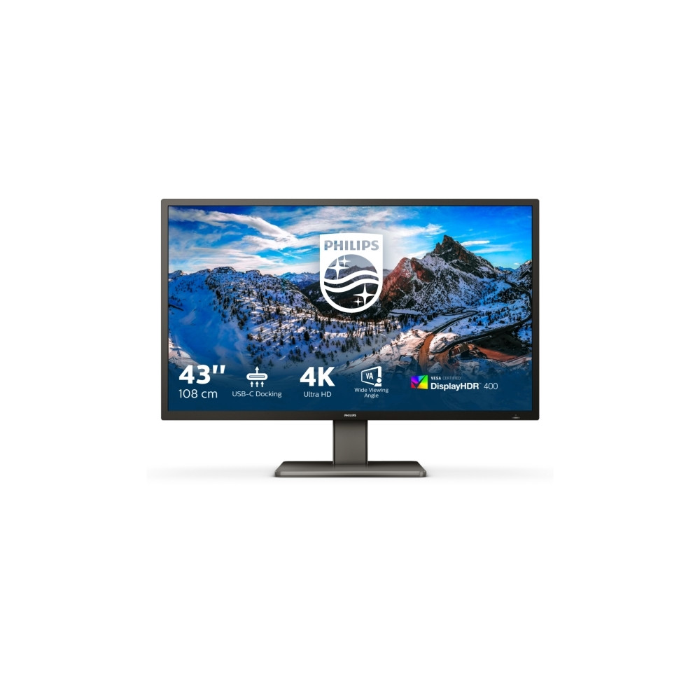 Produktbild för Philips 439P1 - LED-skärm - 4K - 43" - HDR