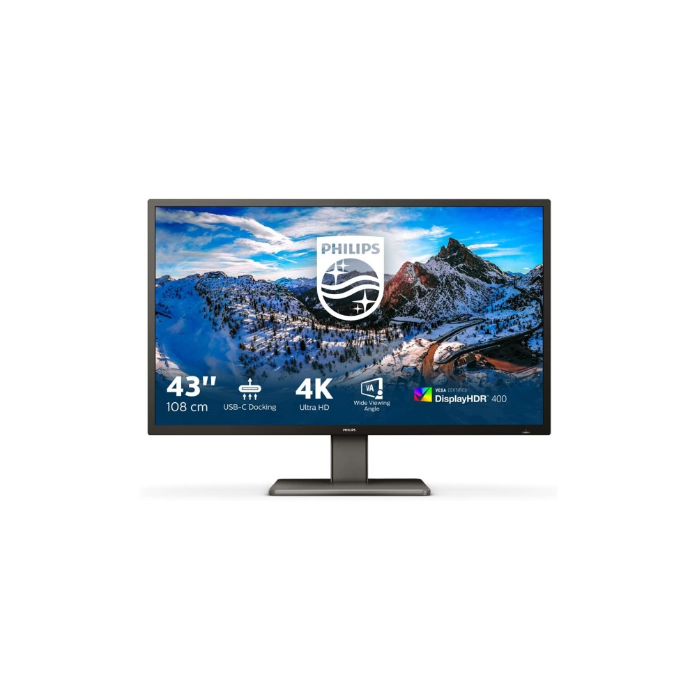 Produktbild för Philips 439P1 - LED-skärm - 4K - 43" - HDR