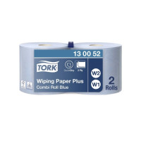 Produktbild för Tork W1 - rengöringsdukar - 750 ark - blå