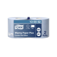 Produktbild för Tork W1 - rengöringsdukar - 750 ark - blå