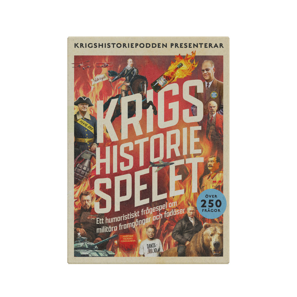 Produktbild för Krigshistoriespelet (bok)