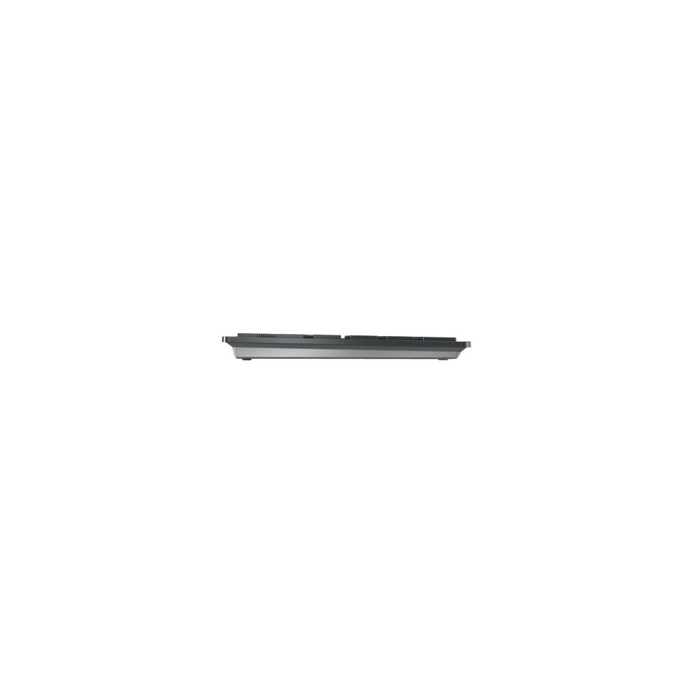 Produktbild för CHERRY KW 9100 SLIM - tangentbord - schweizisk - svart, silver Inmatningsenhet