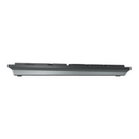 Produktbild för CHERRY KW 9100 SLIM - tangentbord - schweizisk - svart, silver Inmatningsenhet