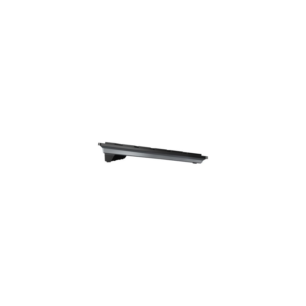 Produktbild för CHERRY KW 9100 SLIM - tangentbord - schweizisk - svart, silver Inmatningsenhet