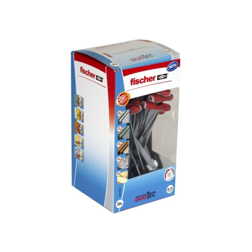 Fischer Fischer DUOTEC 10, Väggplugg, Betong, Grå, 50 mm, 1 cm, 4,5...
