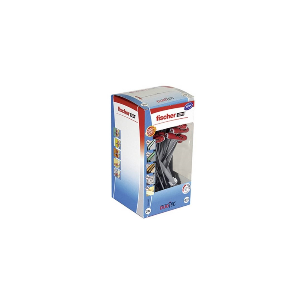 Produktbild för Fischer DUOTEC 10, Väggplugg, Betong, Grå, 50 mm, 1 cm, 4,5...