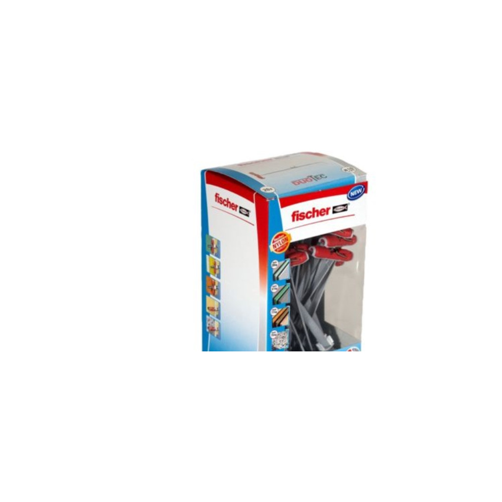 Produktbild för Fischer DUOTEC 10, Väggplugg, Betong, Grå, 50 mm, 1 cm, 4,5...