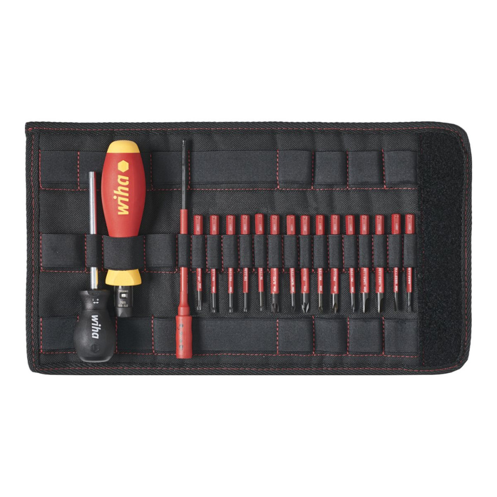 Produktbild för Wiha TorqueVario-S electric 2872 - torque screwdriver with bit set
