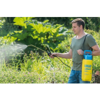 Produktbild för GLORIA Prima 5, Handträdgårdspruta, 7 l, 5 l, Blå, Gul, Plas...
