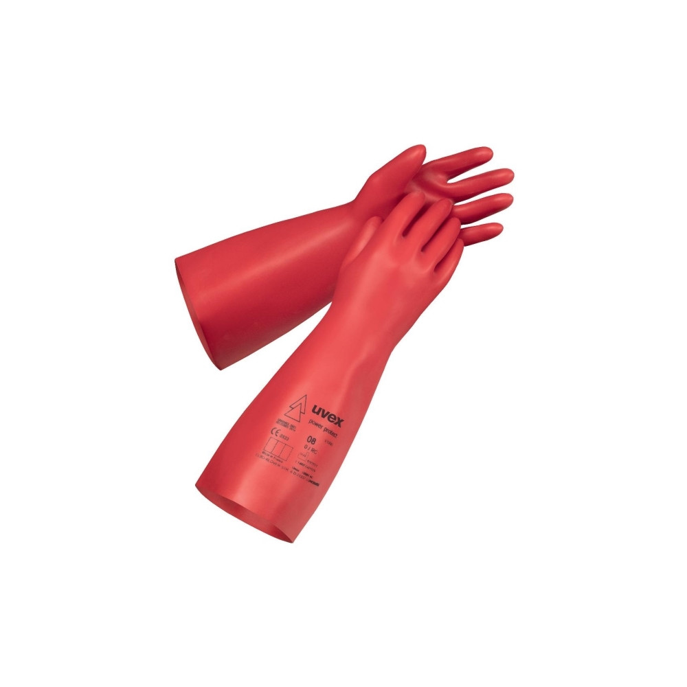 Produktbild för Uvex power protect V1000, Isolerade handskar, Röd, Vuxen, Vu...