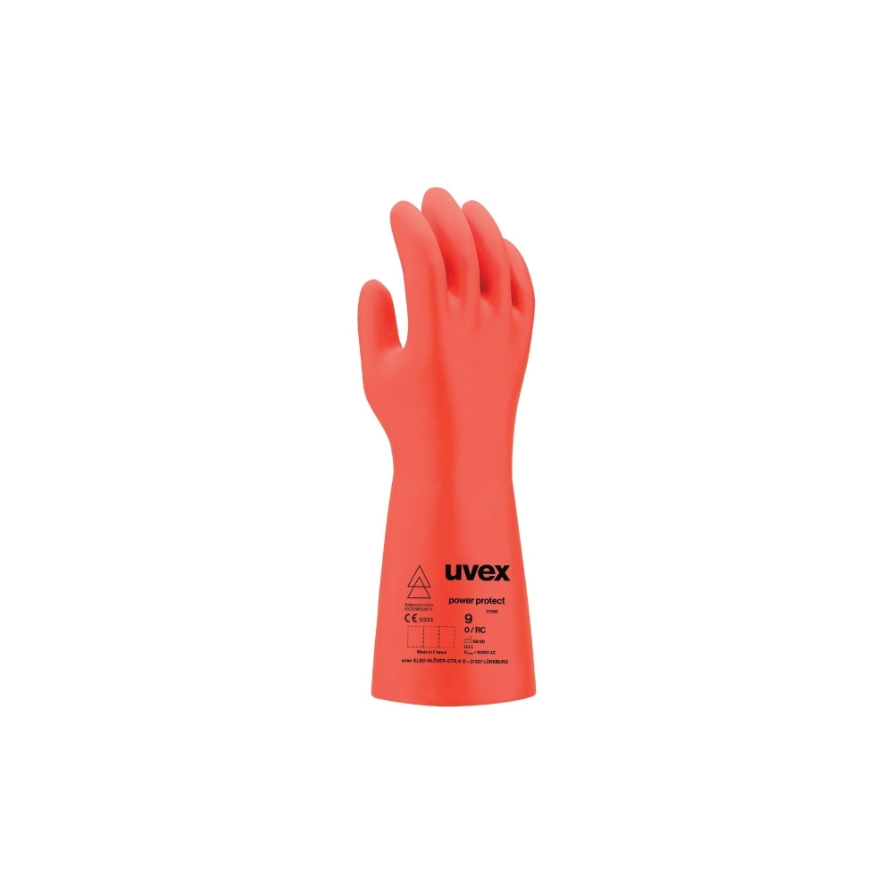 Produktbild för Uvex power protect V1000, Isolerade handskar, Röd, Vuxen, Vu...