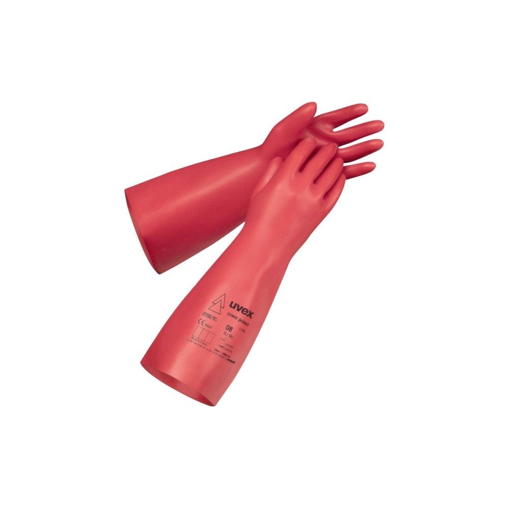 Produktbild för Uvex power protect V1000, Isolerade handskar, Röd, Vuxen, Vu...