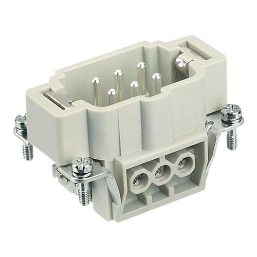 Harting Harting skruvkontakt (insats) 0,75-2,5 mm2 6+PE hane 500V 16...