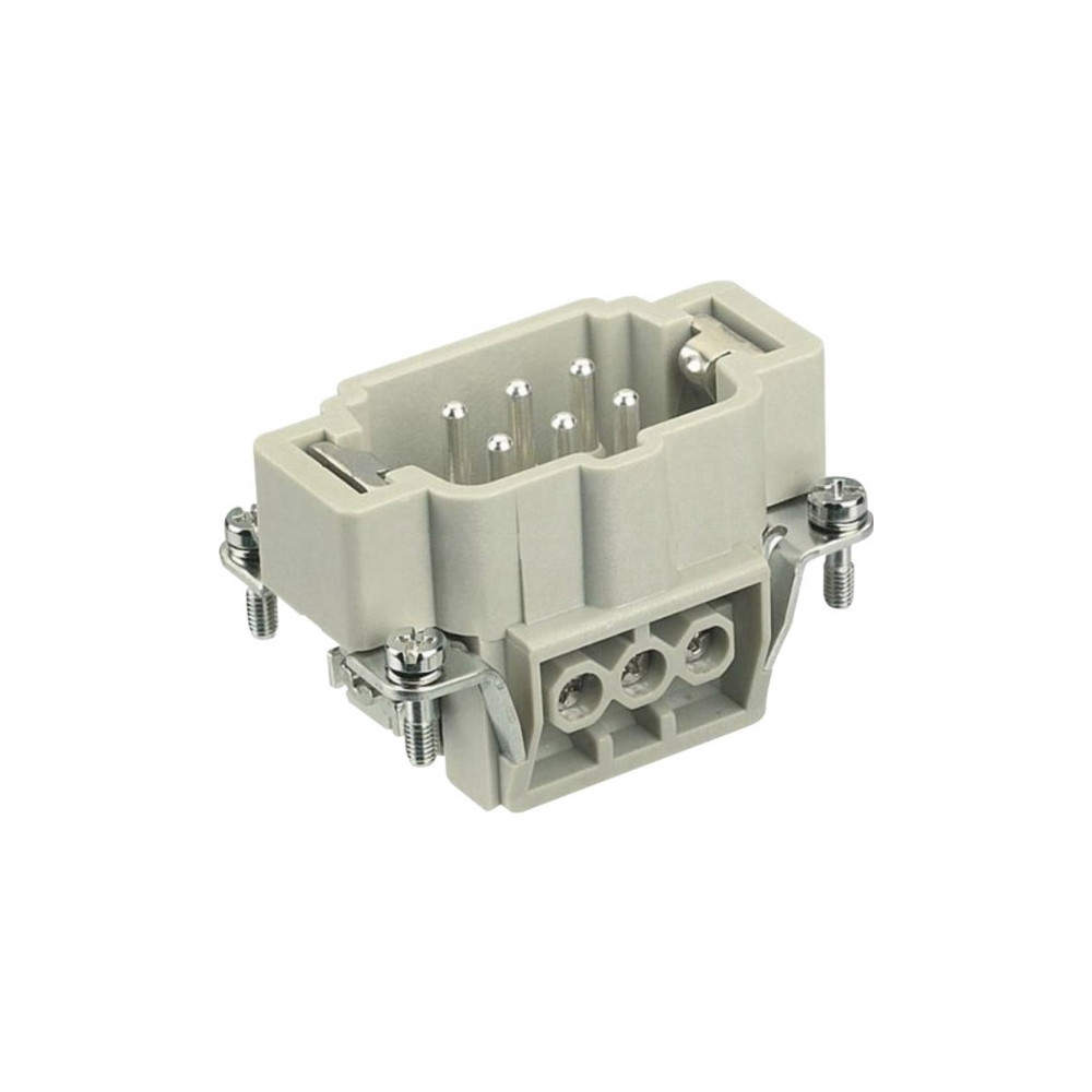Produktbild för Harting skruvkontakt (insats) 0,75-2,5 mm2 6+PE hane 500V 16...