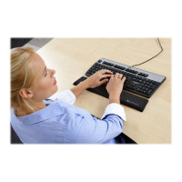 Produktbild för BakkerElkhuizen Trapezium Wrist Rest Standard - handledsstöd till tangentbord