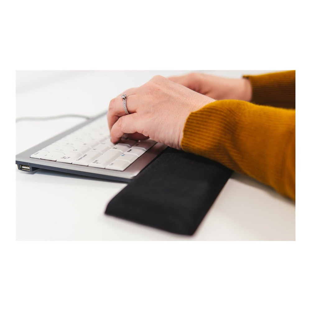 Produktbild för BakkerElkhuizen Trapezium Wrist Rest Standard - handledsstöd till tangentbord