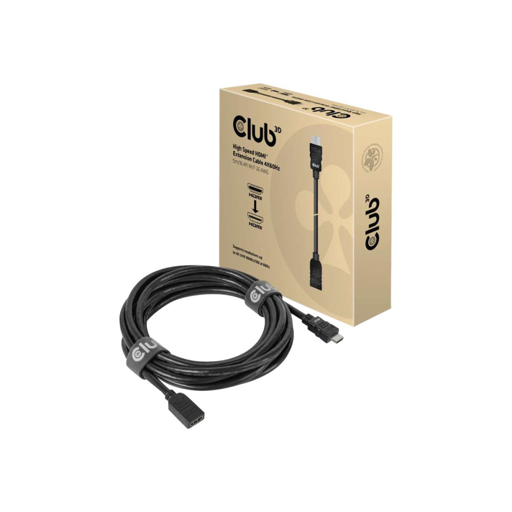 Produktbild för Club 3D HDMI-förlängningskabel - 5 m