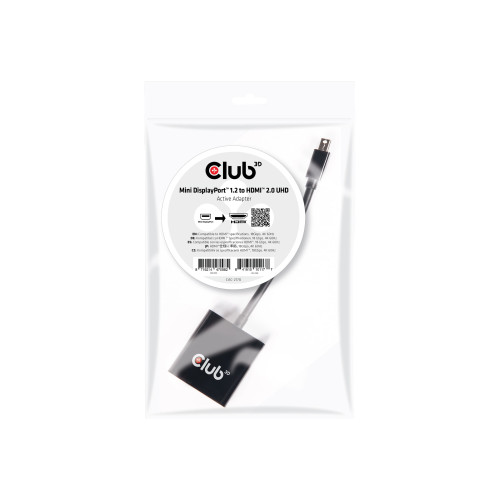 Club 3D videokort - DisplayPort / HDMI - 20.3 cm - Övrigt inom Kablar & Kontakter