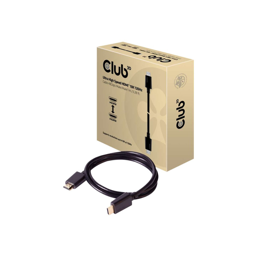 Produktbild för Club 3D CAC-1371 - HDMI-kabel - 1 m