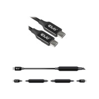 Produktbild för Club 3D CAC-1535 - USB typ C-kabel - 24 pin USB-C till 24 pin USB-C - 5 m