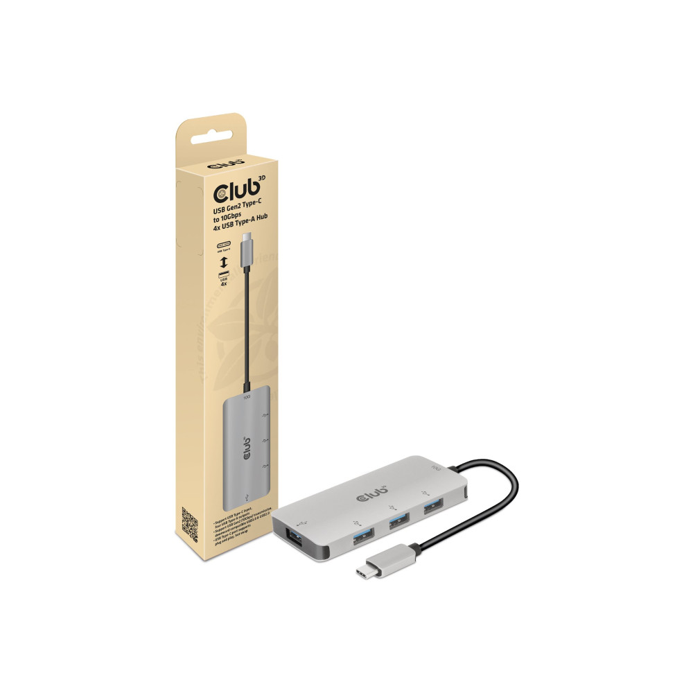 Produktbild för Club 3D CSV-1547 - hubb - 4 portar