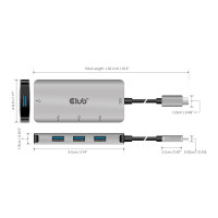 Produktbild för Club 3D CSV-1547 - hubb - 4 portar