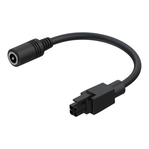 Teltonika Teltonika - strömadapter - DC-jack 5,5 x 2,1 mm till 4-polig kontakt (3 mm tonhöjd) - 10 cm