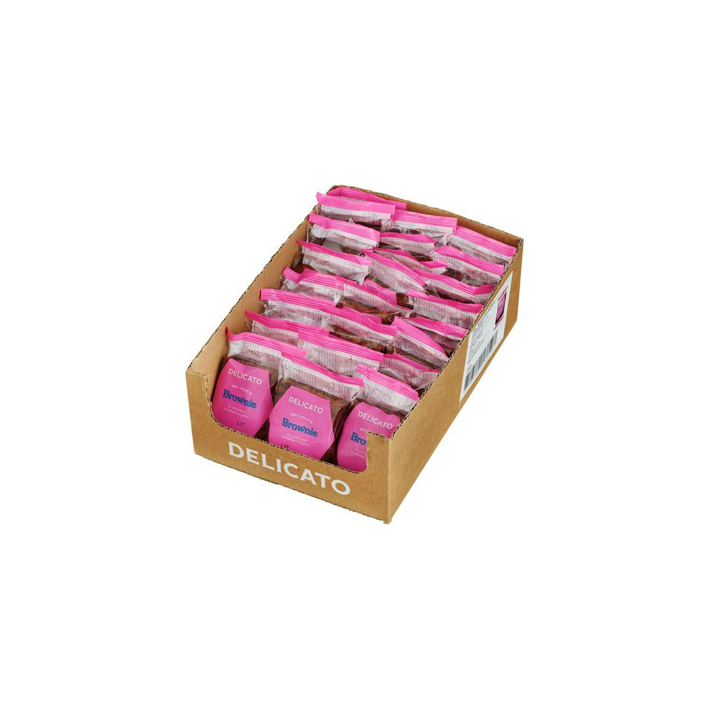 Produktbild för Kakor DELICATO Brownie 70g 25/fp