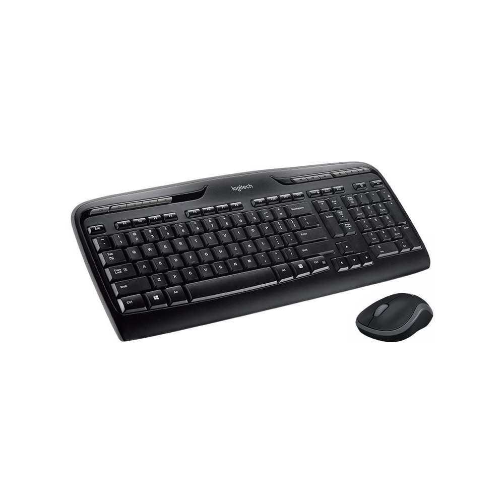 Produktbild för Logitech Wireless Combo MK330 - sats med tangentbord och mus - tysk Inmatningsenhet