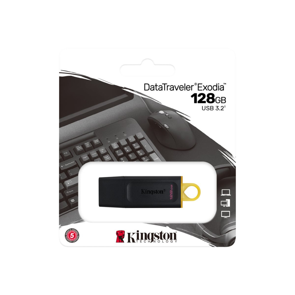 Produktbild för Kingston DataTraveler Exodia - USB flash-enhet - 128 GB