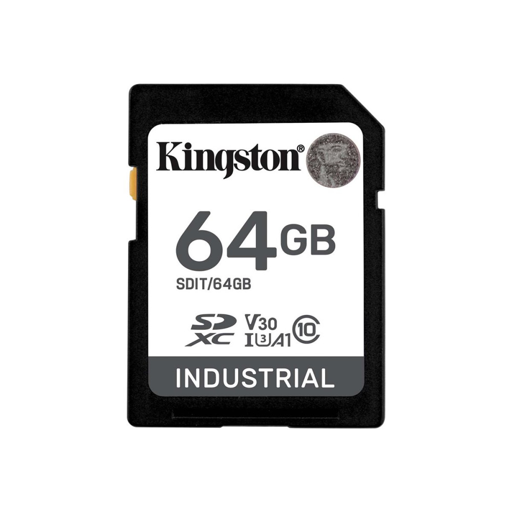 Produktbild för Kingston Industrial - flash-minneskort - 64 GB - mikroSDXC UHS-I