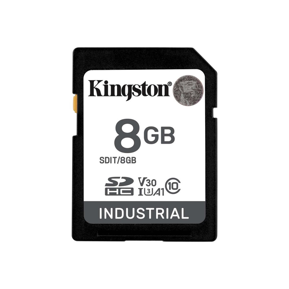 Produktbild för Kingston Industrial - flash-minneskort - 8 GB - SDHC UHS-I